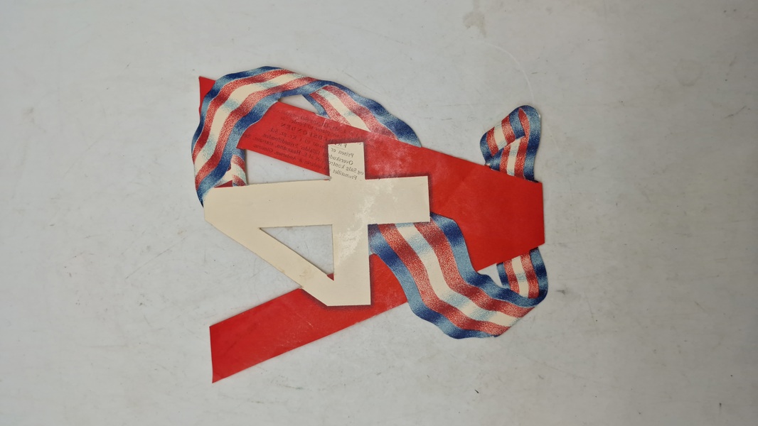 Original 4 maj sticker fra 1945
