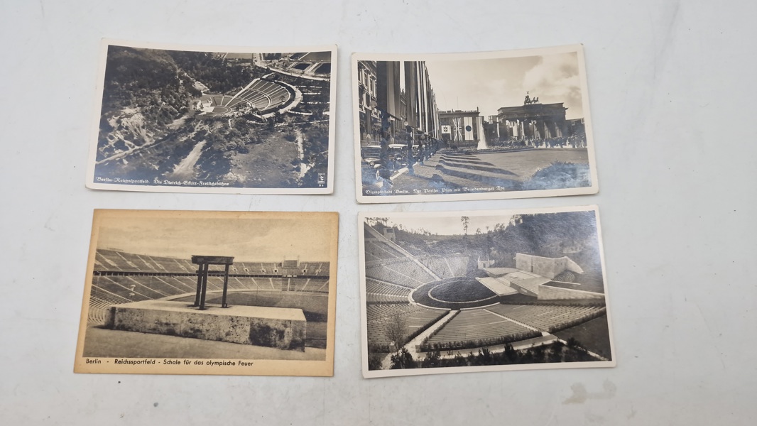 Originale tyske postkort, olympiaden 1936