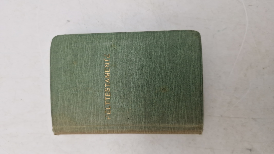 Sjældent originalt felttestamente fra 1943