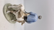 Dreng med to Kalve figur fra Royal Copenhagen, designet af Christian Thomsen