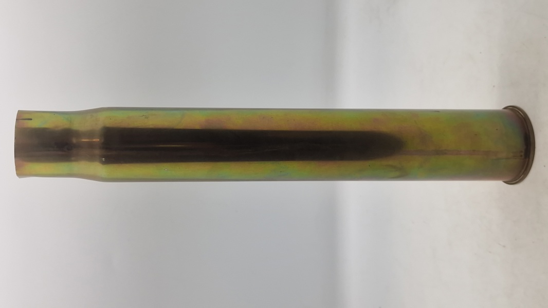 Originalt dansk kanonhylster fra Hærens Laburatorium 1898 