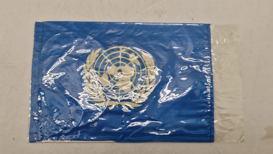 Ubrugt UN bord flag 