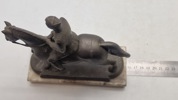 Original figur forstillende Kong Christian X til hest 