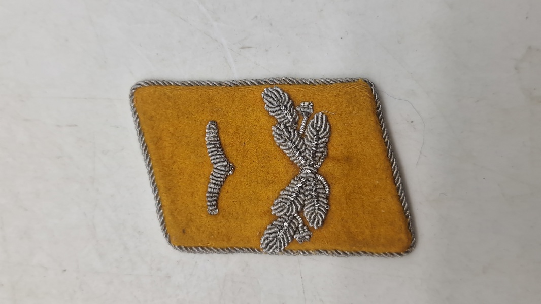 Originalt Luftwaffe Leutnant LW Fallschirmjäger kravespejl 