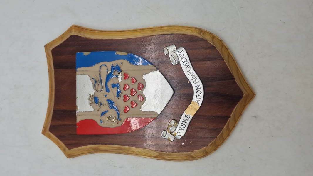 Original plakette fra jyske dragonregiment 