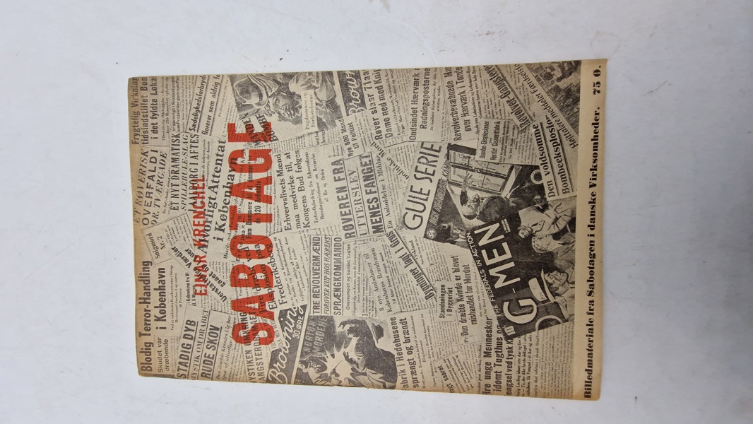 Originalt hæfte, Sabotage 