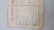 Original dansk soldaterbog og hundetegn fra 1937