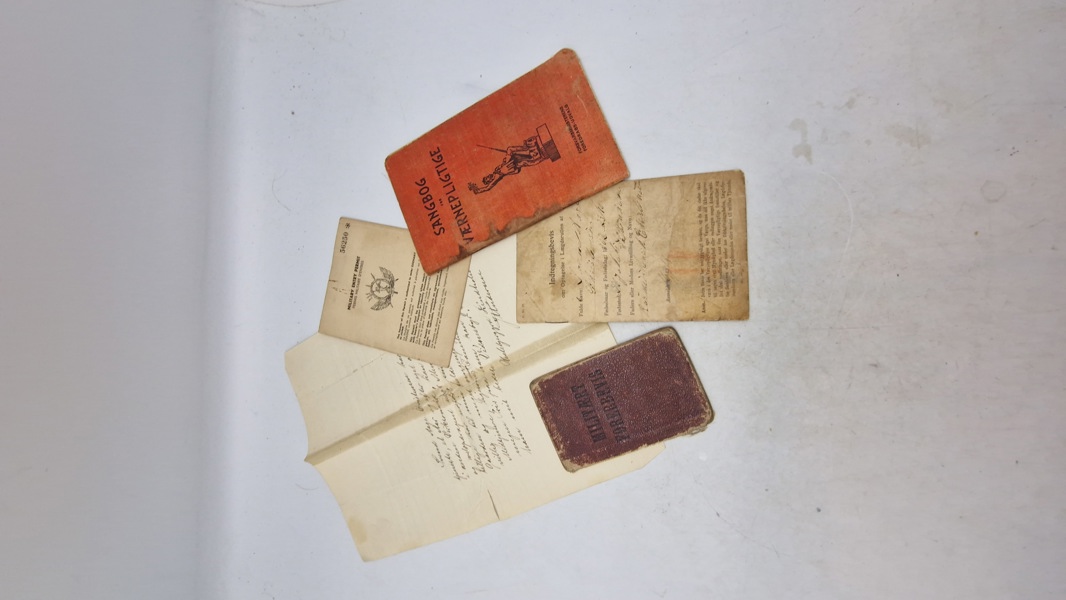 Originalt lot på soldat fra det danske forsvar