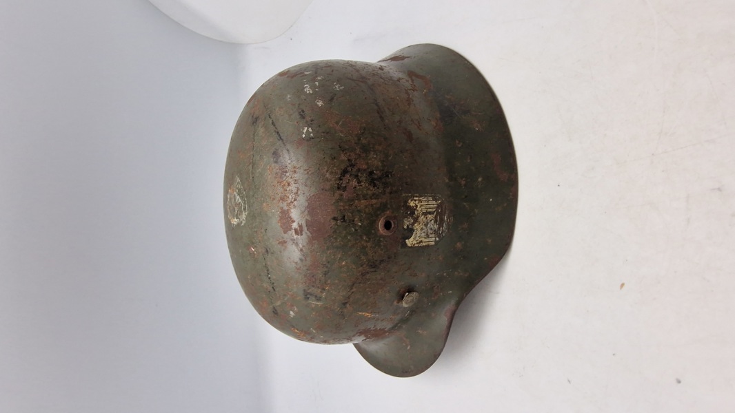 Original M/35 hjelm med decal 