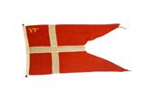 Samling Dannebrogs flag til brug på både mm.