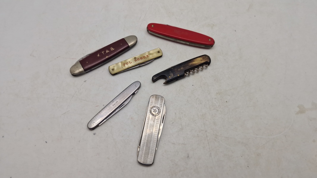 Samling foldeknive 