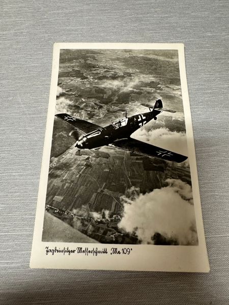 Originalt Tysk WW2 postkort  luftwaffe 