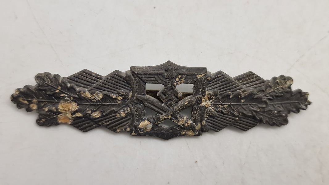 Jordfund original nærkampspange sølv