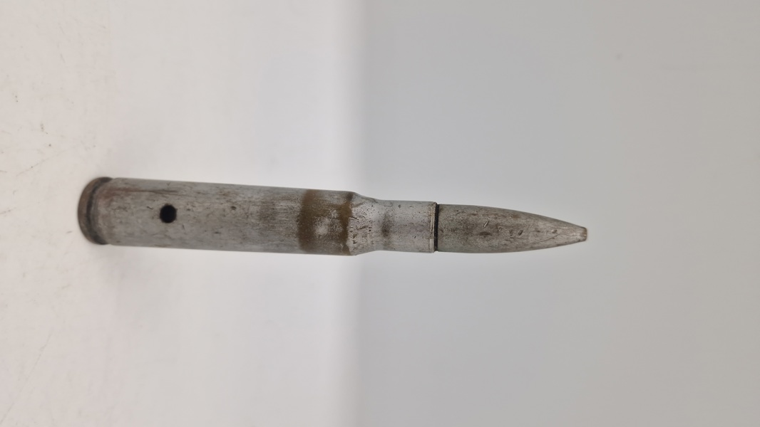 Original 12,7 mm eksercerpatron 