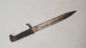 Original Tysk Parade bajonet uden skede