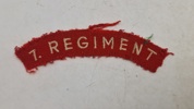 Originalt dansk patch - 7 regiment 