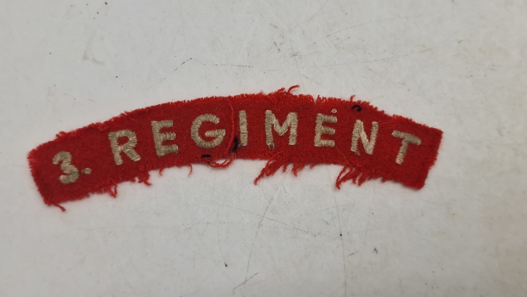Original dansk patch - 3 regiment 