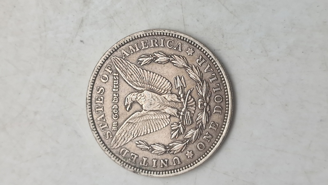 Original one dollar sølvmønt fra 1921