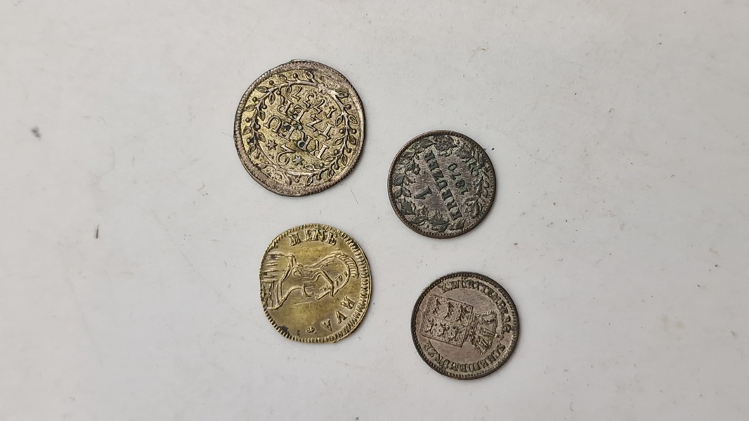 Samling originale tyske mønter 