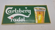 Emaljeskilt -Carlsberg fadøl 