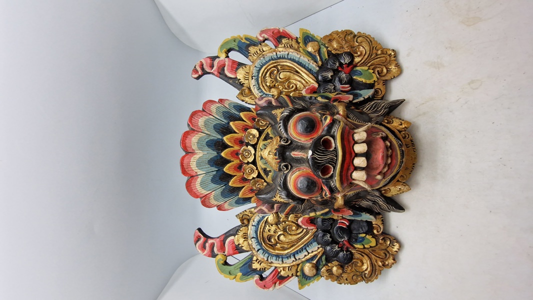 Original Barong-maske fra Bali 