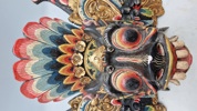 Original Barong-maske fra Bali 