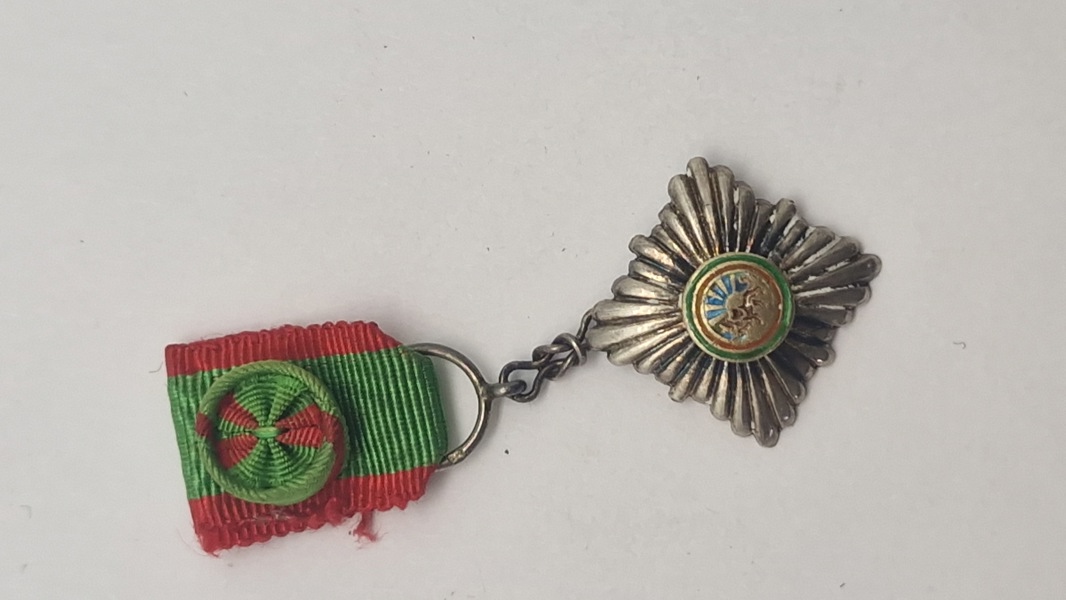 Original miniature medalje, Order of the Lion and Sun