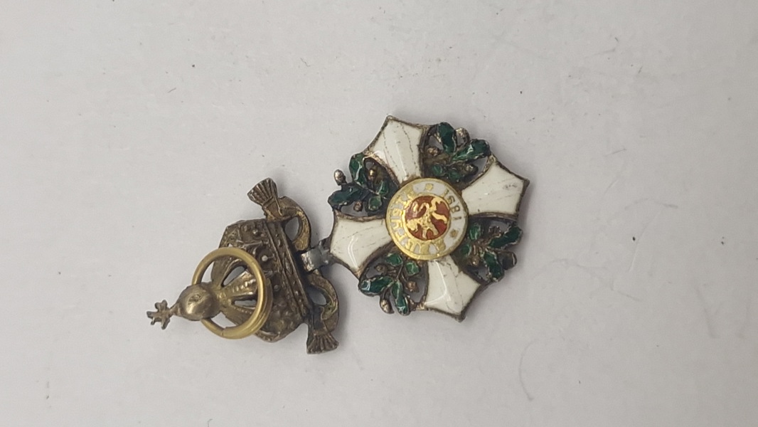 Original miniature medalje af den bulgarske Civil Merit Order