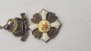 Original miniature medalje af den bulgarske Civil Merit Order