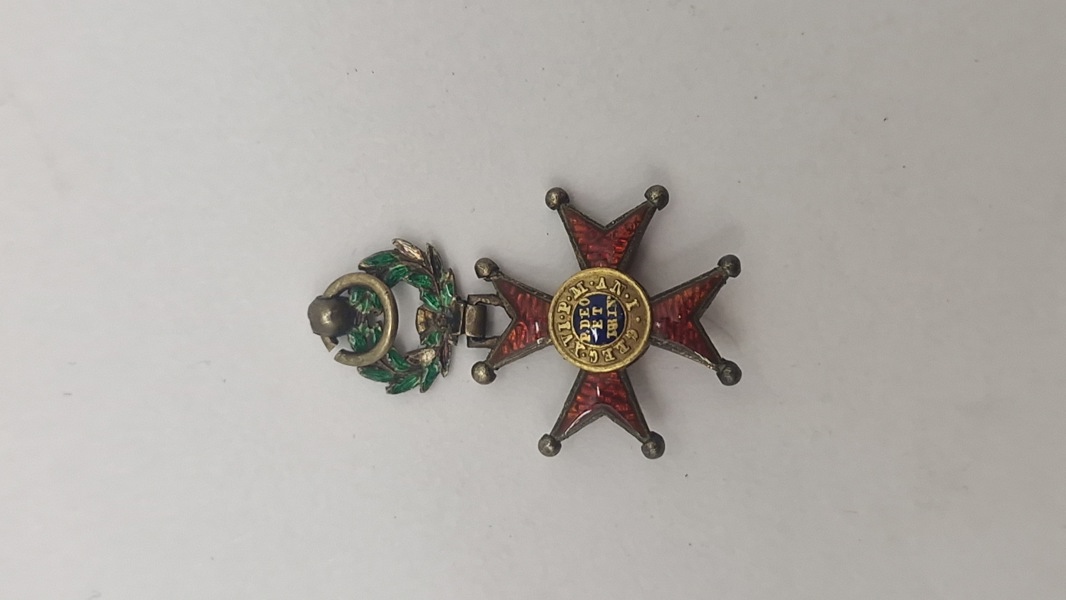 Original miniature medalje, Sankt Gregor den Stores Orden