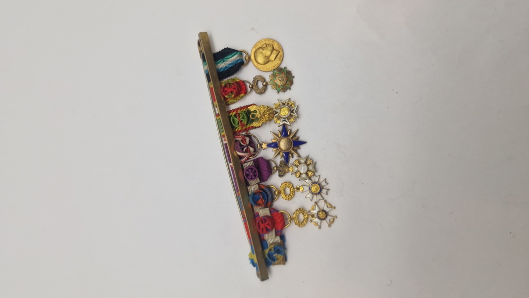 Original miniature medalje spange