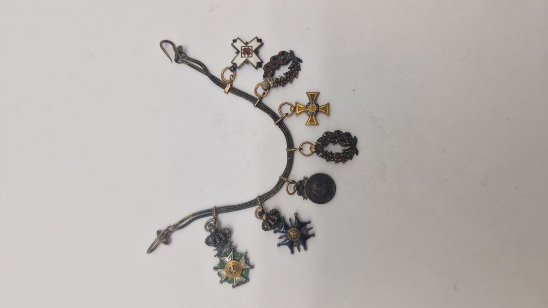 Original miniature medalje spange