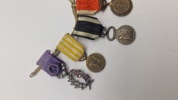 Original miniature medalje spange