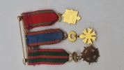 Original miniature medalje spange 