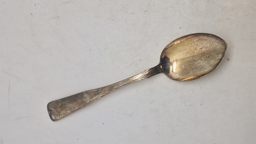 Original ske af provins sølv - 1800 tallet