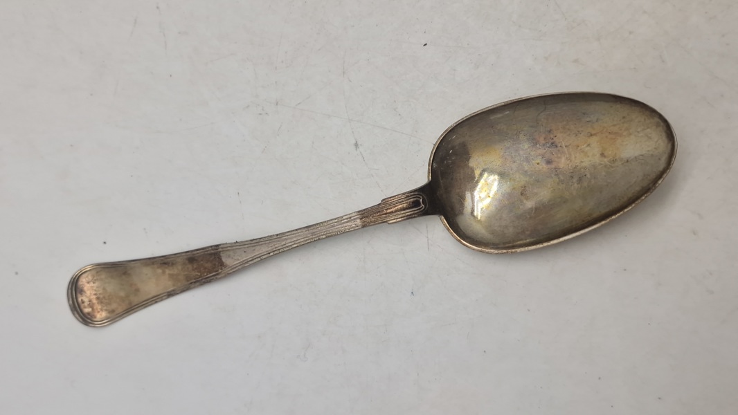 Original ske af provins sølv - 1800 tallet