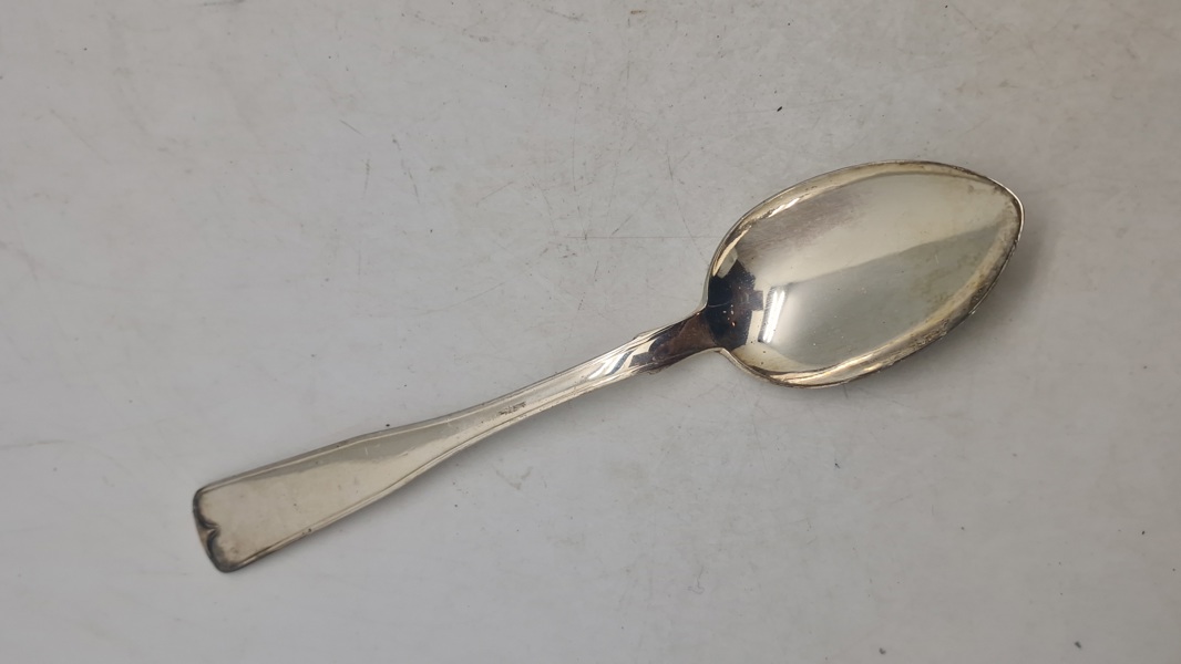 Original ske af provins sølv - 1800 tallet