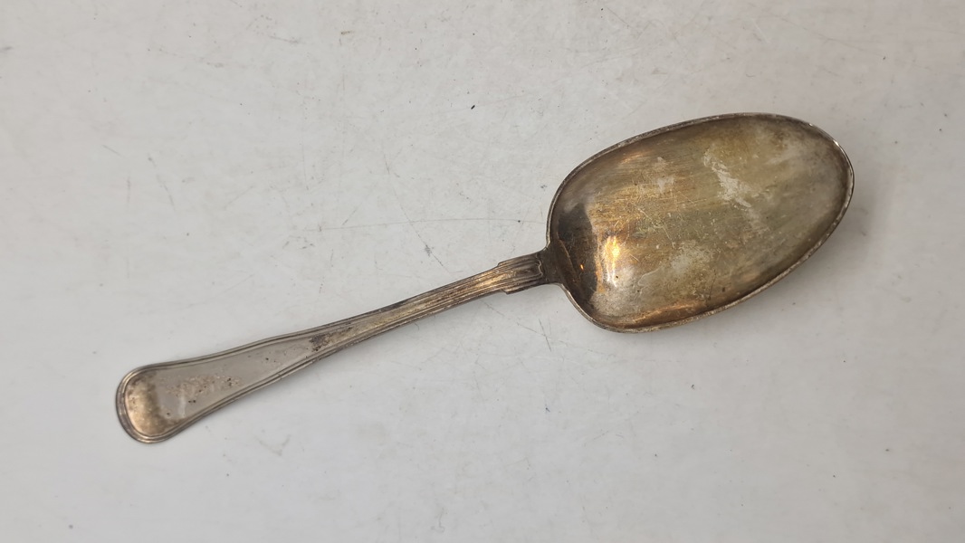 Original ske af provins sølv - 1800 tallet