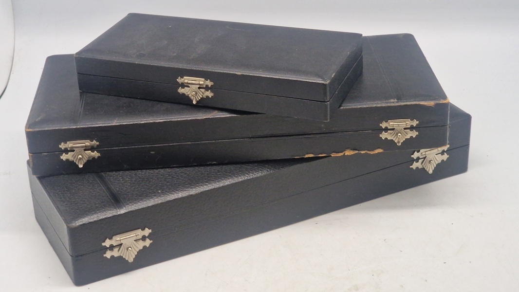 Samling juveler/bestik bokse