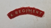 Original dansk patch - 6 regiment 