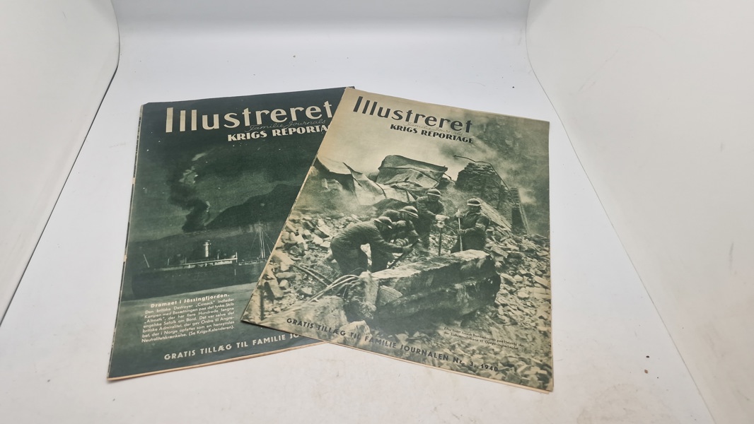 Originale eks. af Illustreret krigsreportage 