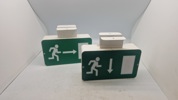 Originale nødudgangs skilte 