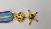 Original miniature medalje,  Æreskors for Militærtjeneste i Udlandet (Croix d'Honneur pour Service Militaire à l'Étranger)