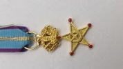 Original miniature medalje,  Æreskors for Militærtjeneste i Udlandet (Croix d'Honneur pour Service Militaire à l'Étranger)