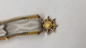 Original miniaturemedalje for Den lettiske Trestjerneorden (Order of the Three Stars)