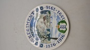 Aluminia Regiment platte. 
Platten fejrer jubilæet 1876-1916 og 1891-1916