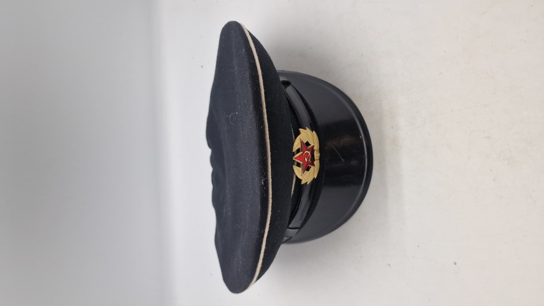sovjetisk flådeofficers kasket
