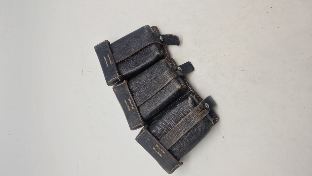 3delt K98 taske, ww2. Original