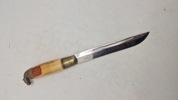 Finsk hestehoved dolk. Original soldatergave