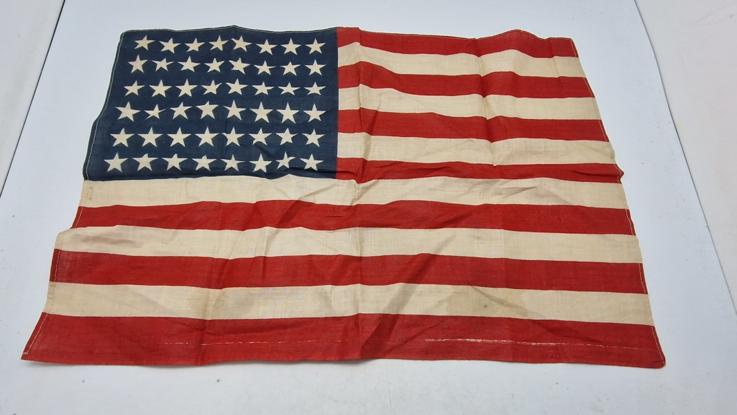 Amerikansk flag fra tiden omkring ww2. Originalt.